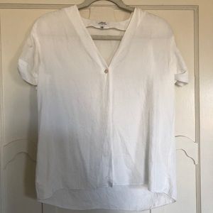 Aritzia Wilfred Blouse in White/Ecru